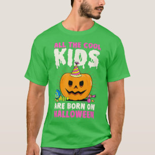 Camiseta Todos Los Niños De Guay Nacieron En Halloween Cump
