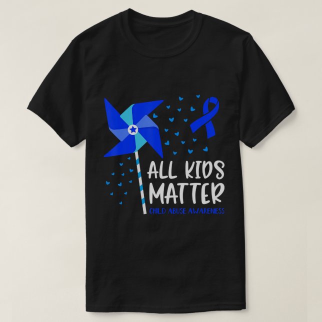 Camiseta Todos los niños importan la sensibilización sobre  (Diseño del anverso)