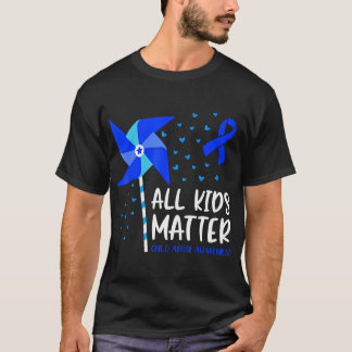 Camiseta Todos los niños importan la sensibilización sobre