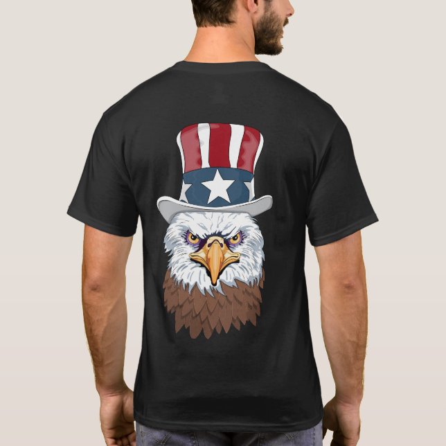 Camiseta Todos los norteamericanos Tío Sam (Reverso)