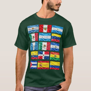 Camiseta Todos los países de Latina anuncian el Mes de la H