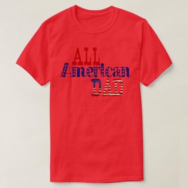 Camiseta Todos los papá norteamericanos gafas de sol de la  (Diseño del anverso)
