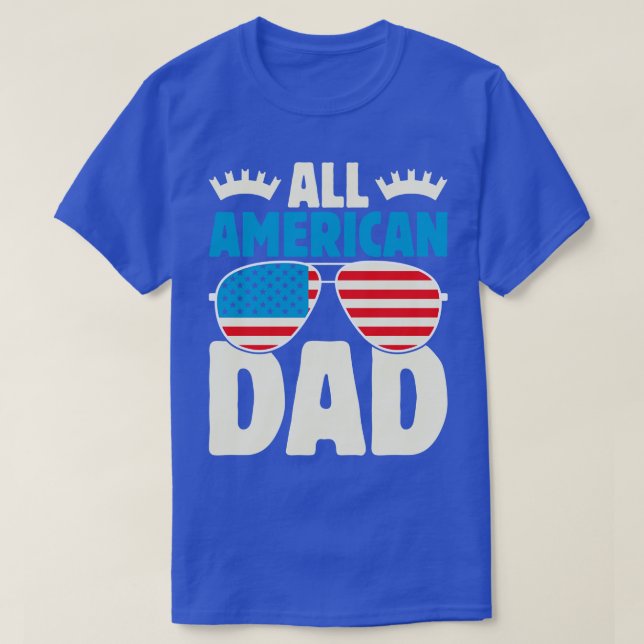 Camiseta Todos los papá norteamericanos gafas de sol de la  (Diseño del anverso)