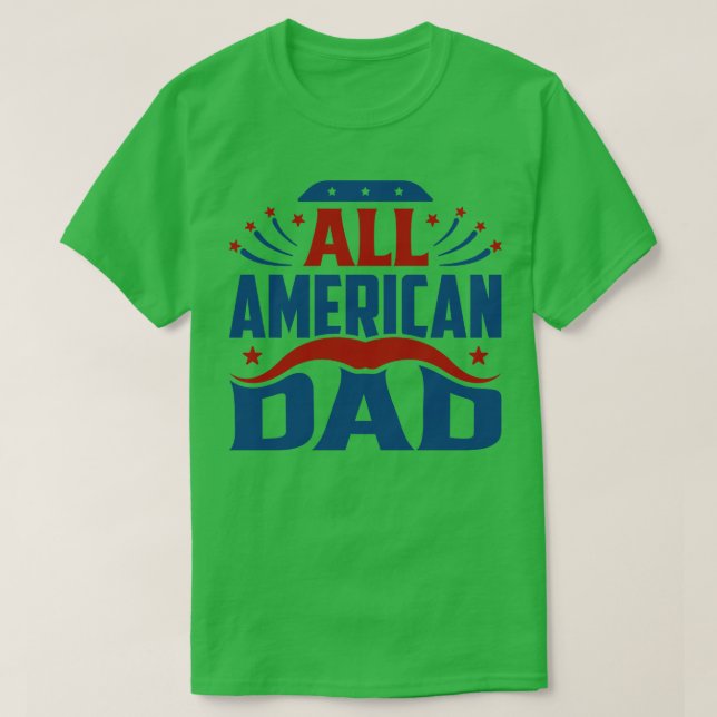 Camiseta Todos los papá norteamericanos gafas de sol de la  (Diseño del anverso)
