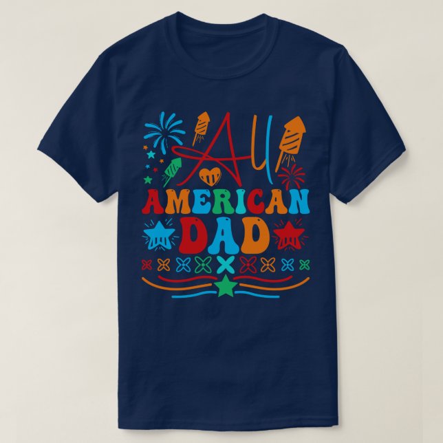 Camiseta Todos los papá norteamericanos gafas de sol de la  (Diseño del anverso)
