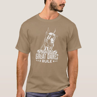 Camiseta Todos los perros son geniales pero los grandes dan