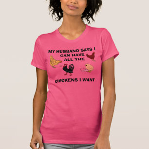 CAMISETA TODOS LOS POLLOS QUIERO A LAS SEÑORAS T