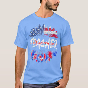 Camiseta Todos Los Profesores Americanos 4 De Julio Tie Dye