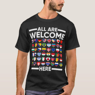 Camiseta Todos Los Profesores De ESL Son Bienvenidos Aquí P