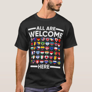 Camiseta Todos Los Profesores De ESL Son Bienvenidos Aquí P