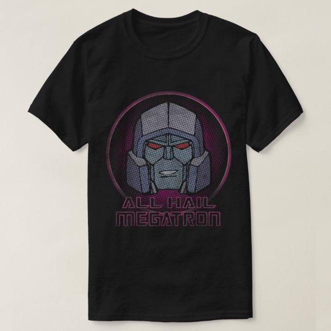 Camiseta Todos los retratos de Hail Megatron (Diseño del anverso)