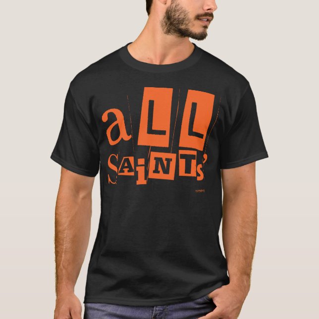 Camiseta Todos los Santos Católicos (Anverso)