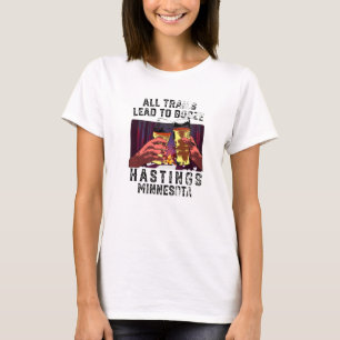 Camiseta Todos Los Senderos Llevan A Booze Hastings Camping