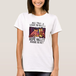 Camiseta Todos Los Senderos Llevan A Booze Hope Valley Camp