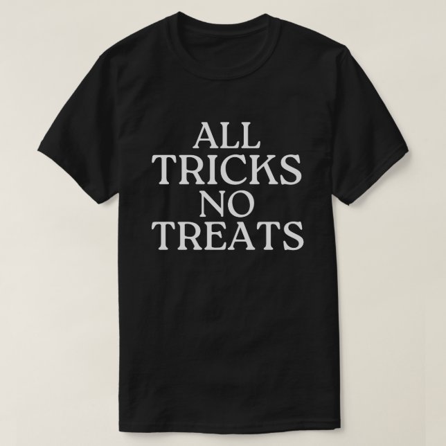 Camiseta Todos los trucos sin tratamiento Halloween diverti (Diseño del anverso)