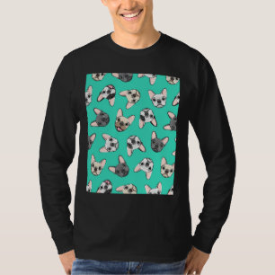 Camiseta Todos los Verde azulados franceses adorables gráfi