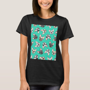 Camiseta Todos los Verde azulados franceses adorables gráfi