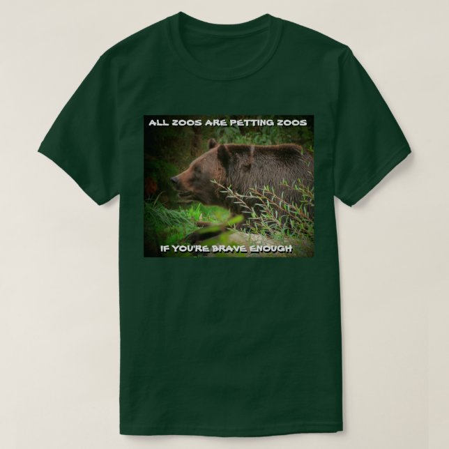 Camiseta Todos los Zoológicos Son Zóros De Petri Si Son Val (Diseño del anverso)
