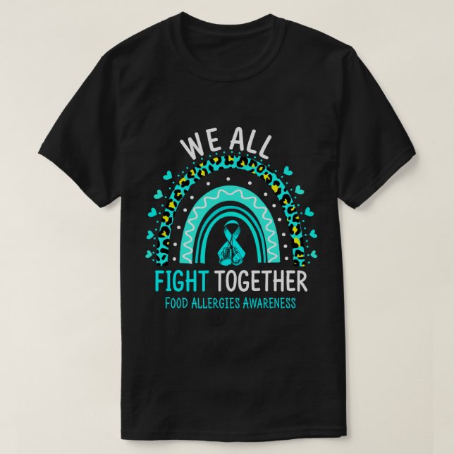 Camiseta Todos Luchamos Juntos Concienciación sobre las ale (Diseño del anverso)