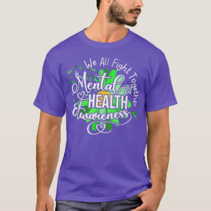 Camiseta Todos Luchamos Juntos Concienciación sobre Salud M