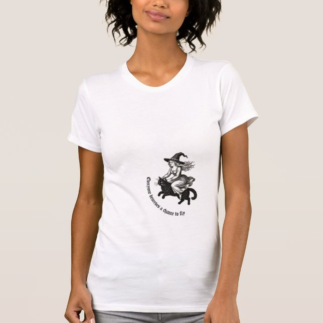 Camiseta Todos merecen una oportunidad de volar (Anverso)