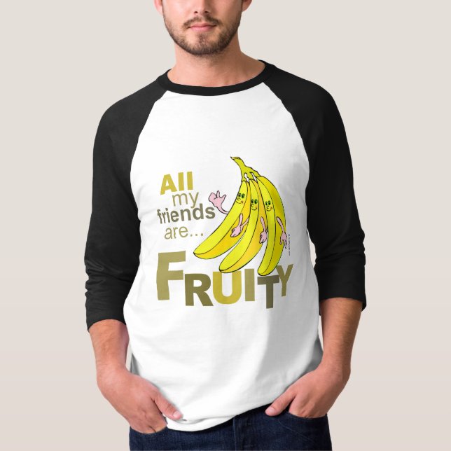 Camiseta Todos mis amigos son con sabor a fruta (Anverso)