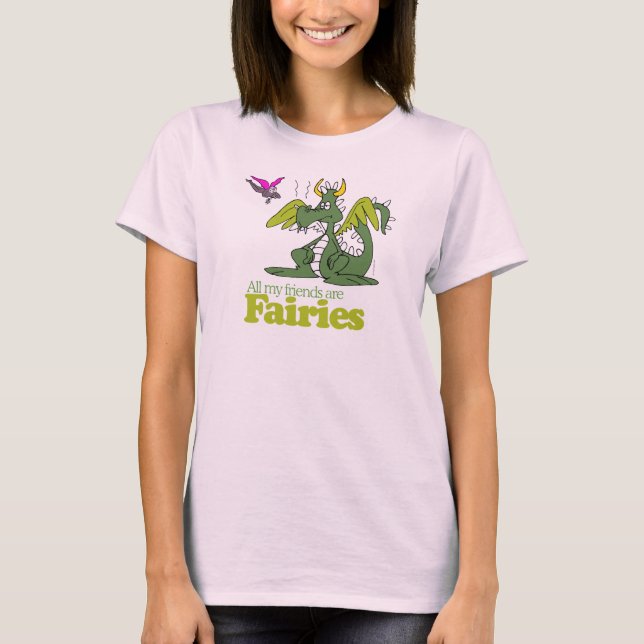 Camiseta Todos mis amigos son Fairies (Anverso)