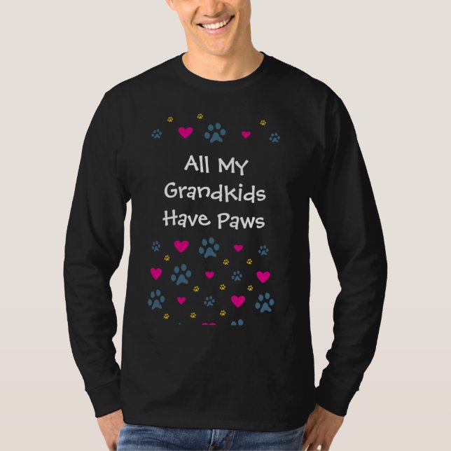Camiseta Todos mis Grandkids-Nietos tienen patas (Anverso)