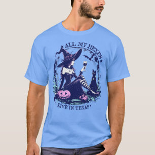 Camiseta Todos Mis Hex Viven En Texas