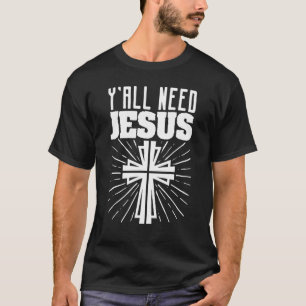 Camiseta Todos necesitan Jesús Religión Cristiana Fait Reli
