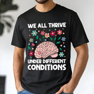 Camiseta Todos Prosperamos Bajo Diferentes Condiciones Auti