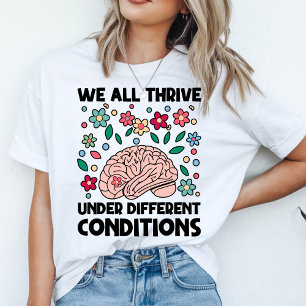 Camiseta Todos Prosperamos Bajo Diferentes Condiciones Auti