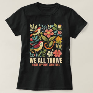 Camiseta Todos Prosperamos En Diferentes Condiciones Autism
