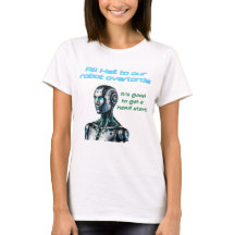 Todos saludan a nuestros jefes robots