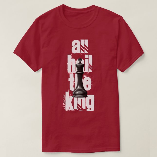 Camiseta Todos saludan al rey (Diseño del anverso)