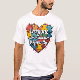 Camiseta Todos se comunican de forma diferente