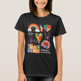 Camiseta Todos se Comunican de Manera Diferente Conciencia