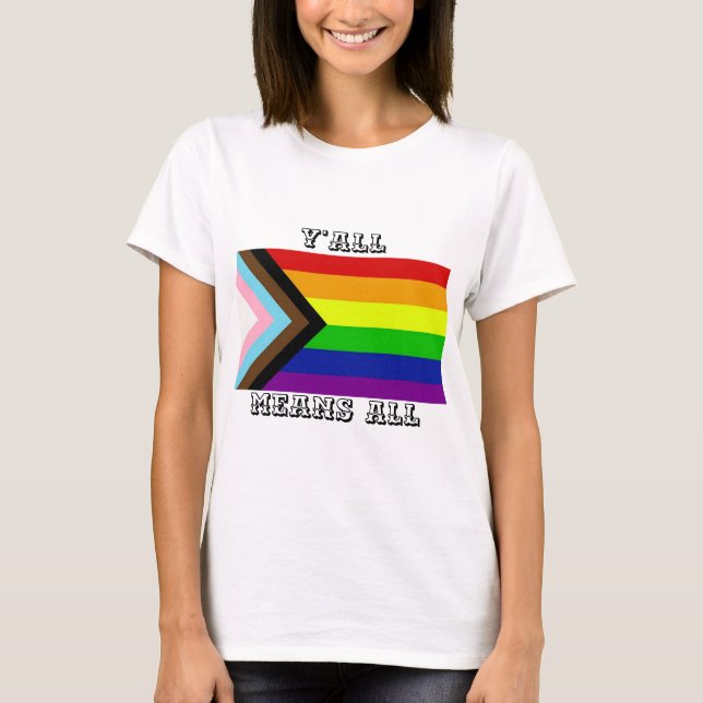 Camiseta Todos significan el orgullo del progreso (Anverso)