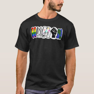 Camiseta Todos somos aliados del desfile del orgullo gay po