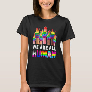 Camiseta Todos somos aliados del desfile del orgullo gay po