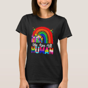 Camiseta Todos somos aliados del orgullo humano LGBT Bander