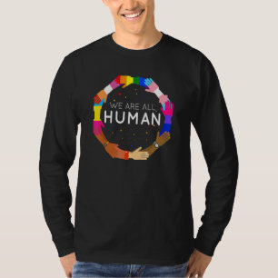 Camiseta Todos somos aliados humanos Orgullo de justicia so