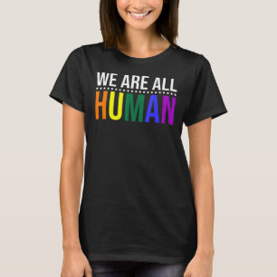 Camiseta Todos Somos Ally Del Orgullo Humano Bandera Arcoir
