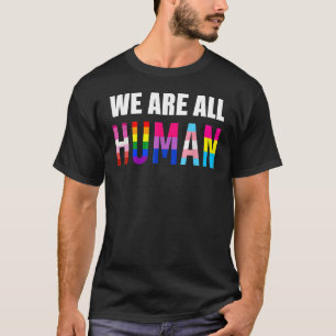 Camiseta Todos Somos Ally Del Orgullo Humano Bandera Arcoir