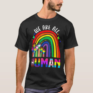 Camiseta Todos Somos Ally Del Orgullo Humano Bandera Arcoir