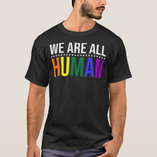 Camiseta Todos Somos Ally Del Orgullo Humano Bandera Arcoir