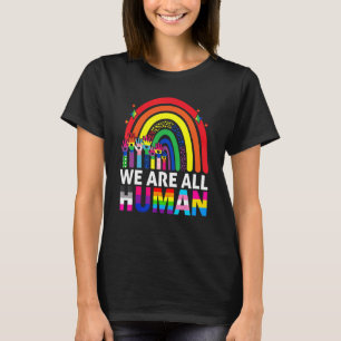 Camiseta Todos Somos Ally Del Orgullo Humano Bandera Arcoir