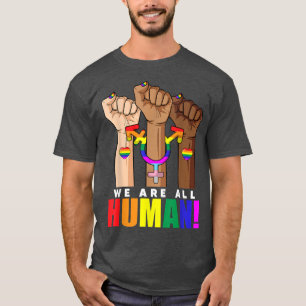 Camiseta Todos Somos Cita De Derechos Humanos De La Lgbt Po
