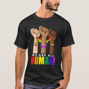 Camiseta Todos Somos Cita De Derechos Humanos De La Lgbt Po