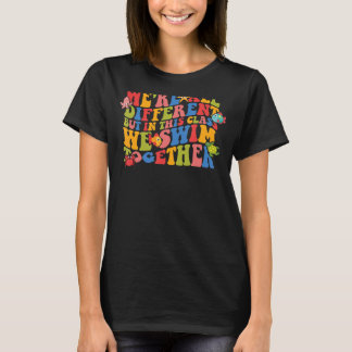 Camiseta Todos somos diferentes pero en esta clase nadamos
